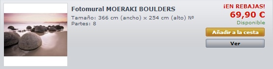 Fotomural Moeraki Boulders 285