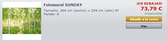 Fotomural Sunday 8-519