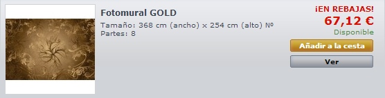 Fotomural Gold 8-703