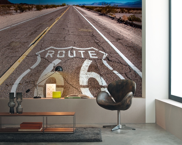 Fotomural Profundidad Carretera Ruta 66 Fotomural Profundidad Carretera Ruta 66