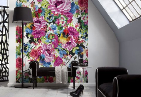 Fotomural Floral Romantic Pop Fotomural Floral Romantic Pop