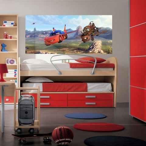 Fotomural Infantil Panoramico Disney Cars