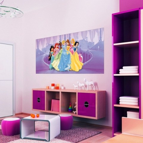 Fotomural Panorámico Disney Princesas