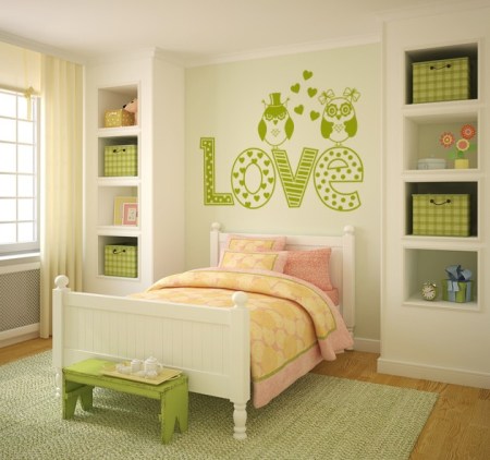 Vinilo Infantil Love Buhos IN147