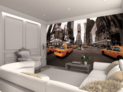 Fotomural New York Taxis Amarillos